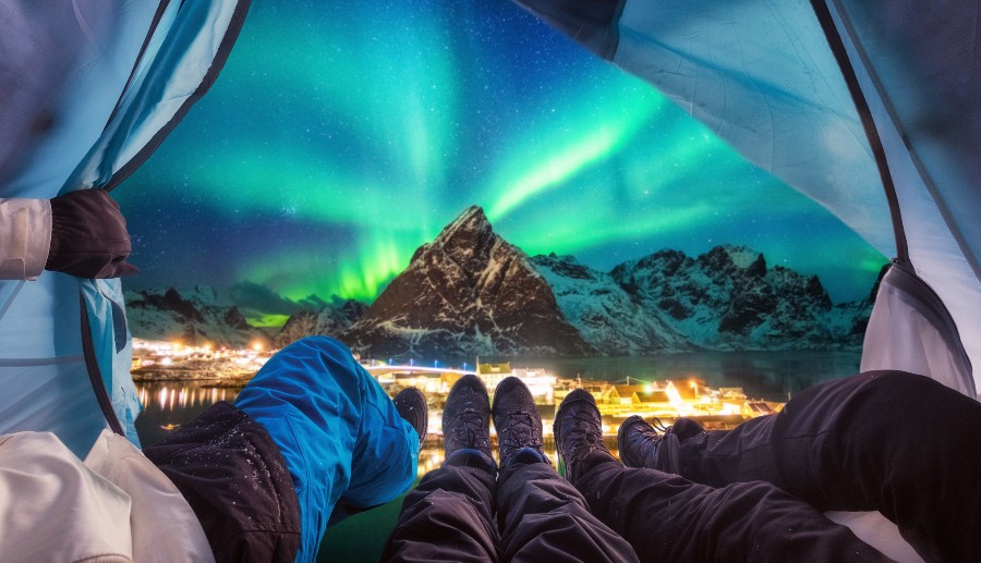 auroras boreales en chile