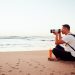 Fotógrafo en las playas al norte de Chile