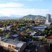 Ciudad rodeada de montañas ubicada en Chile