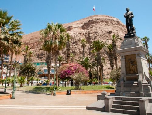 Paisaje de la ciudad de Arica