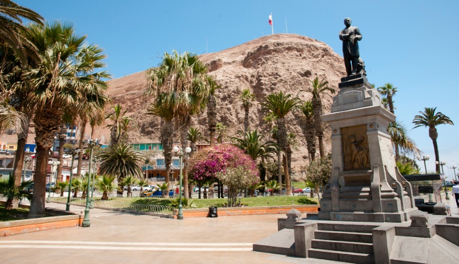 Paisaje de la ciudad de Arica